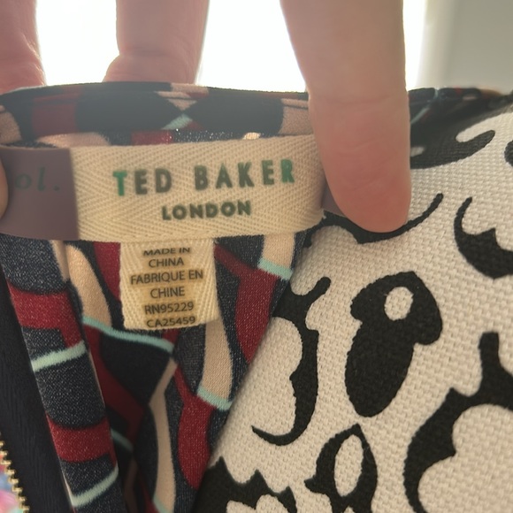 Ted Baker London A line midi dress size 3 US 8 - Picture 13 of 16